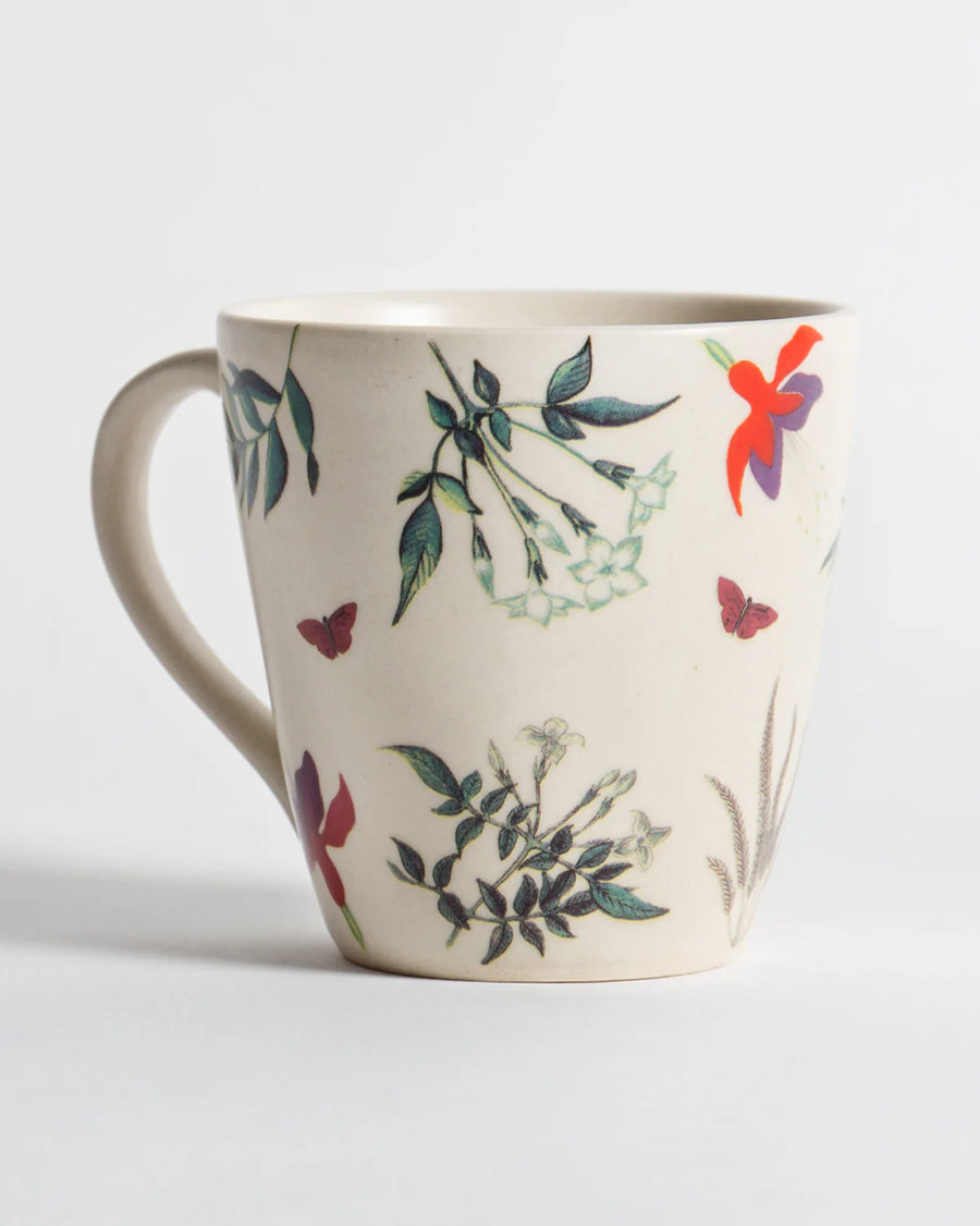 Slow Morning Botanical Mug — Cottage Collection