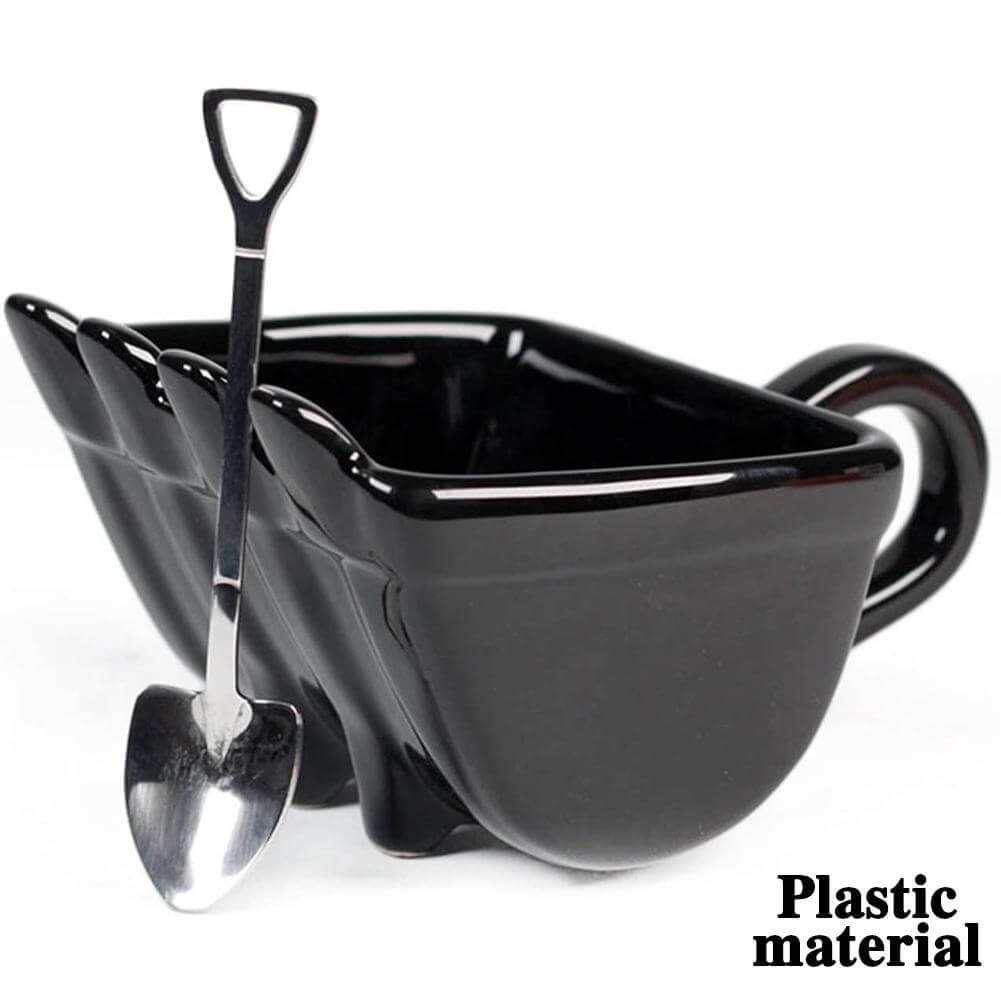 3D Yellow Excavator Mug