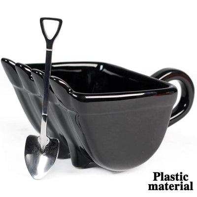 3D Yellow Excavator Mug
