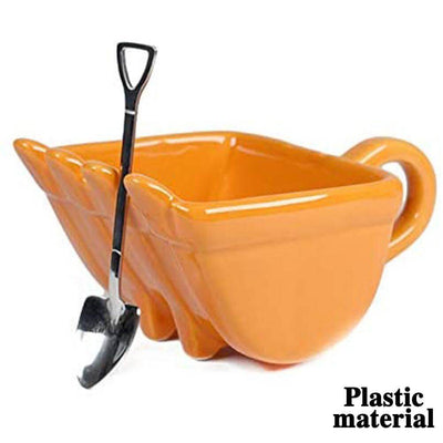 3D Yellow Excavator Mug