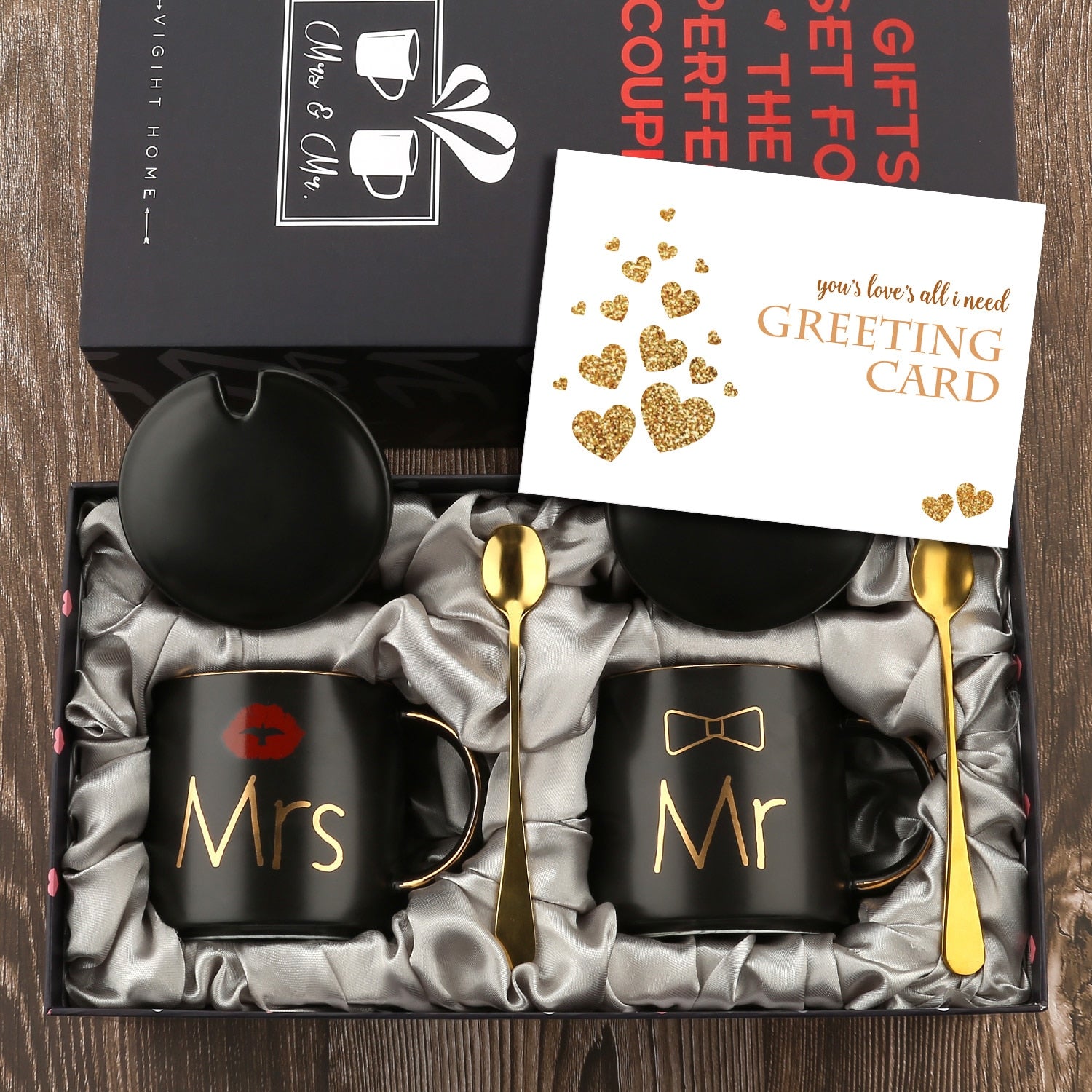 Mr and Mrs Coffee Mugs Set Perfect Gift-Set for Engagement
