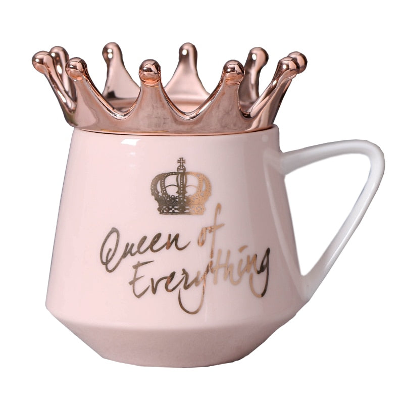 Crown Theme Milk / Coffee Mugs Cartoon Multi-Color Mugs