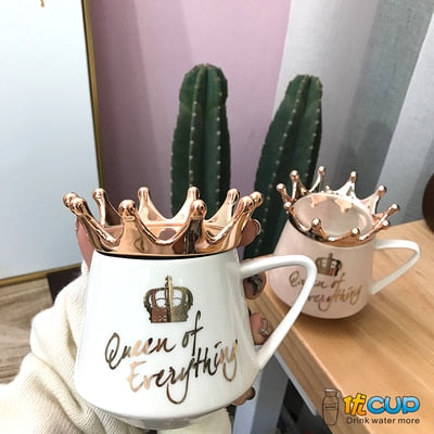 Crown Theme Milk / Coffee Mugs Cartoon Multi-Color Mugs