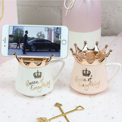 Crown Theme Milk / Coffee Mugs Cartoon Multi-Color Mugs
