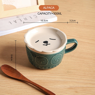 Ceramics Cute Cat Cup