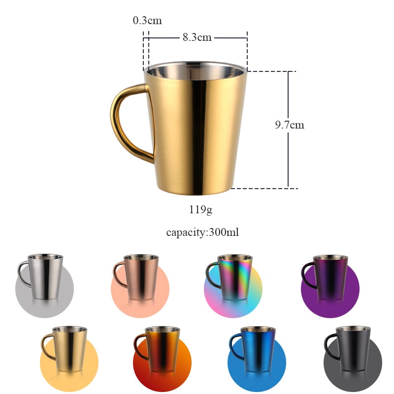 Stainless Steel Coffee Mug Portable