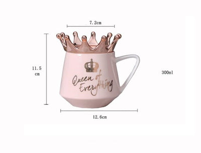 Crown Theme Milk / Coffee Mugs Cartoon Multi-Color Mugs