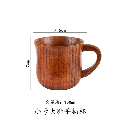 Wooden Big Belly Cups Handmade