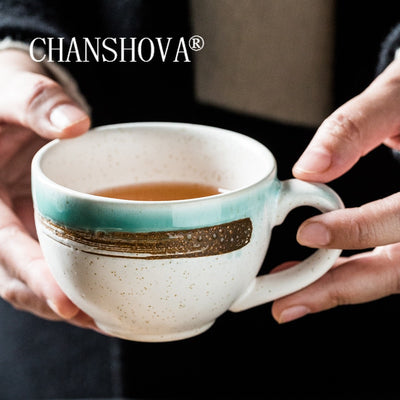 Chinese retro personality Ceramic teacup