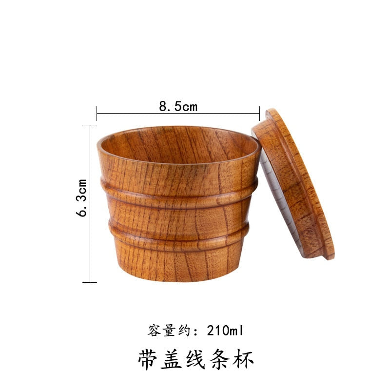Wooden Big Belly Cups Handmade