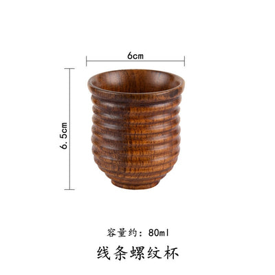 Wooden Big Belly Cups Handmade