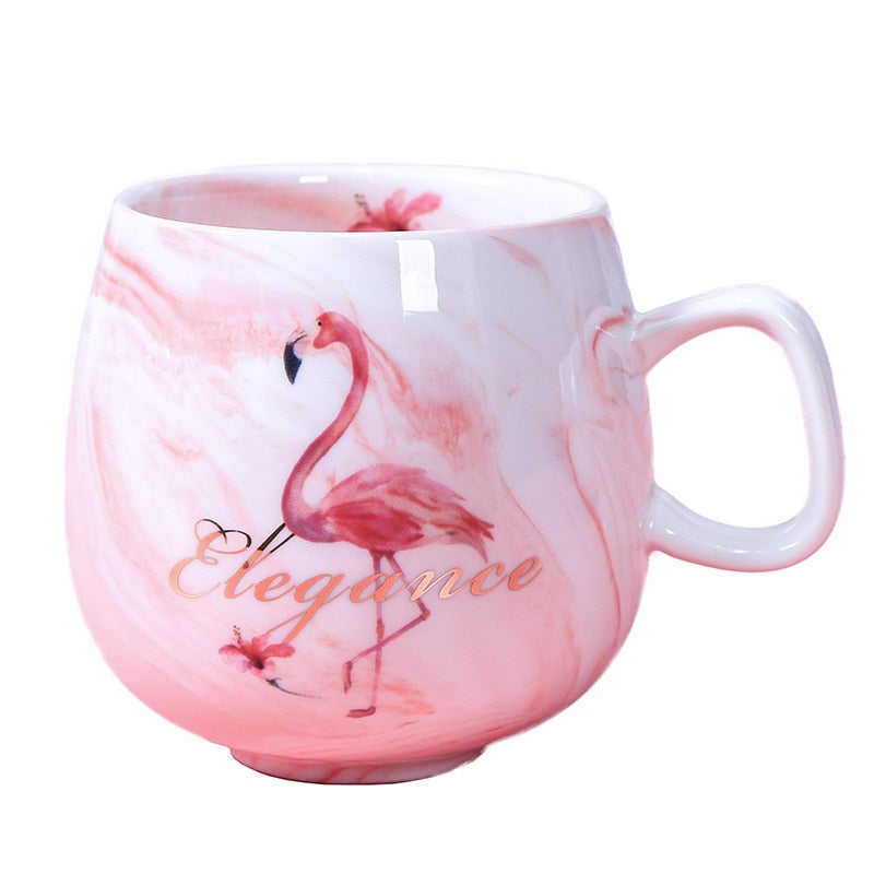 Flamingo Coffee Ceramic Mug
