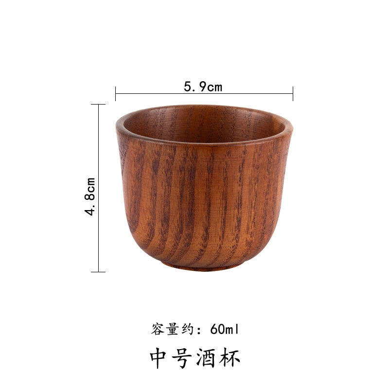 Wooden Big Belly Cups Handmade