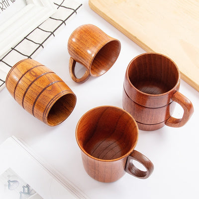 Wooden Big Belly Cups Handmade