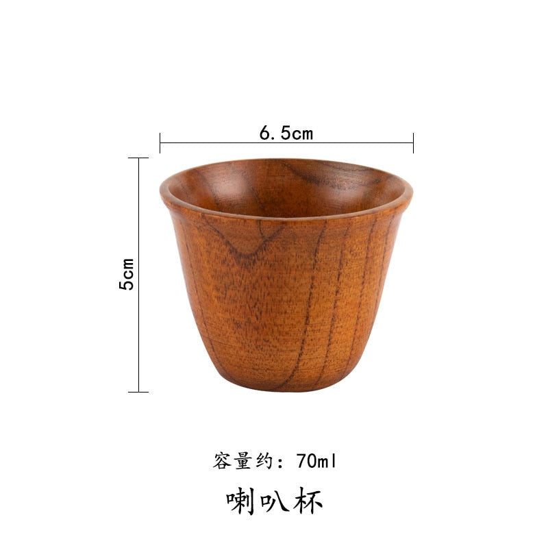 Wooden Big Belly Cups Handmade