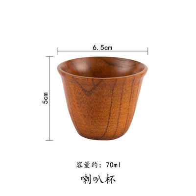 Wooden Big Belly Cups Handmade