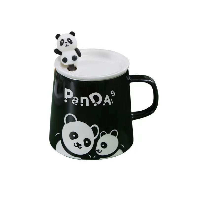 460ml Unique design panda pattern Ceramic mug
