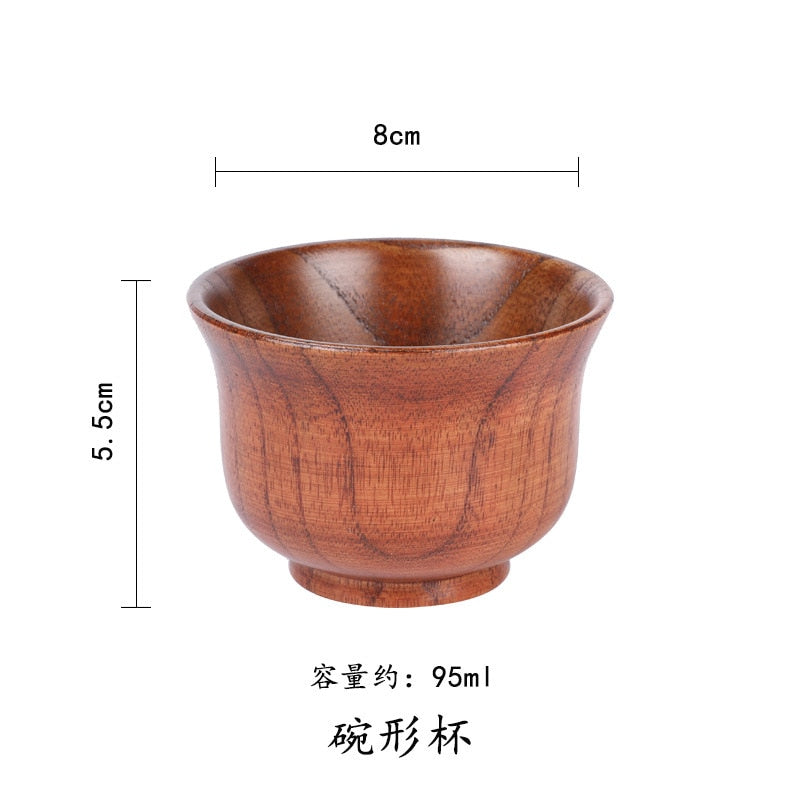 Wooden Big Belly Cups Handmade