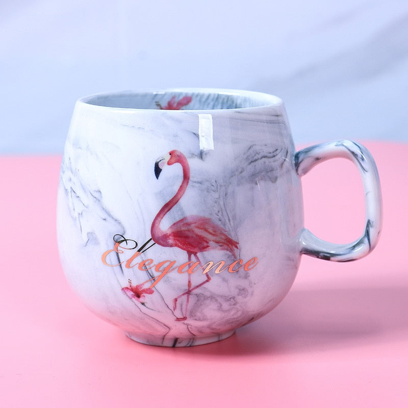 Flamingo Coffee Ceramic Mug