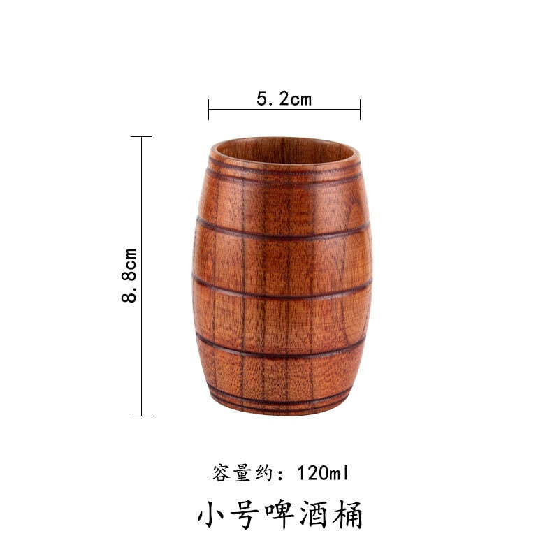 Wooden Big Belly Cups Handmade