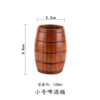 Wooden Big Belly Cups Handmade
