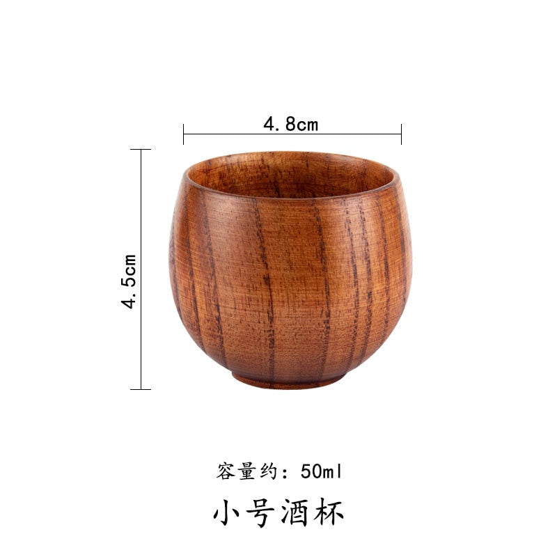 Wooden Big Belly Cups Handmade