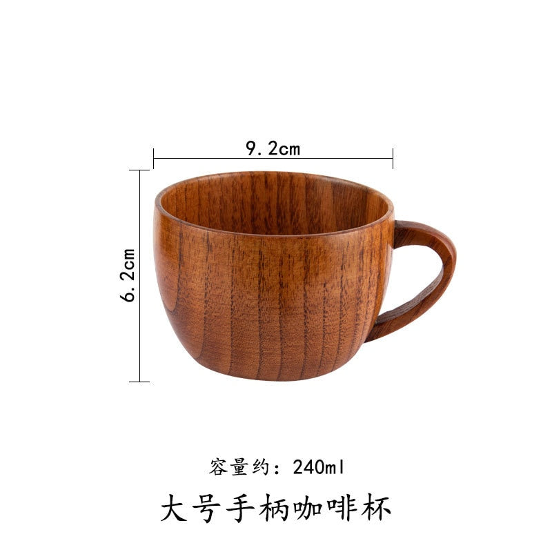 Wooden Big Belly Cups Handmade