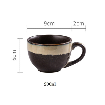 Chinese retro personality Ceramic teacup