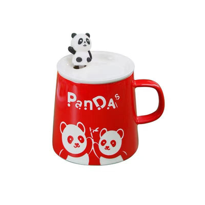 460ml Unique design panda pattern Ceramic mug