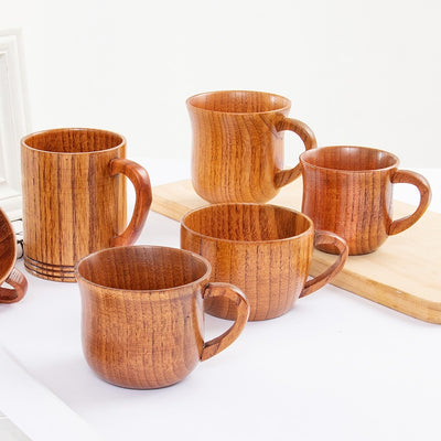 Wooden Big Belly Cups Handmade