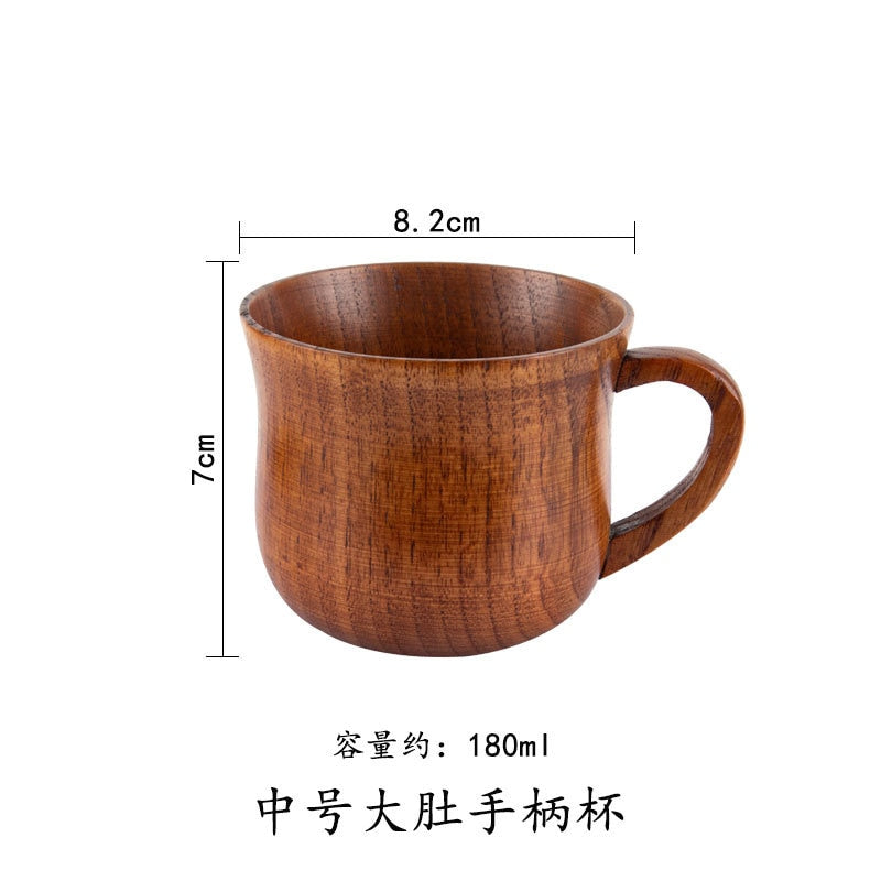 Wooden Big Belly Cups Handmade