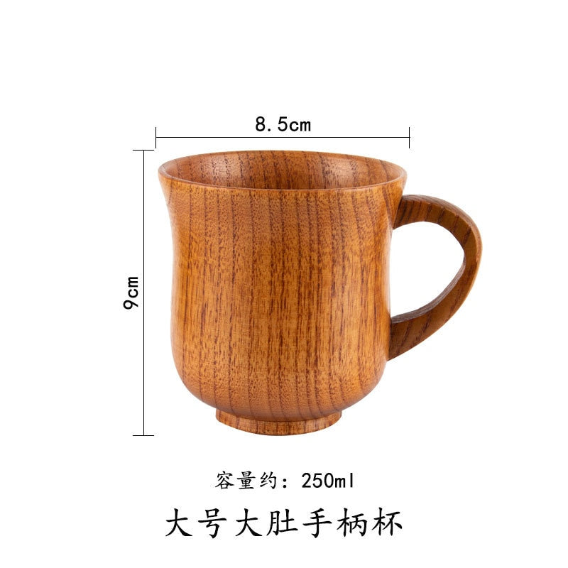 Wooden Big Belly Cups Handmade