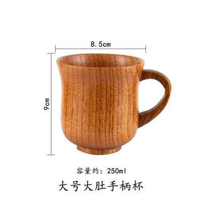 Wooden Big Belly Cups Handmade
