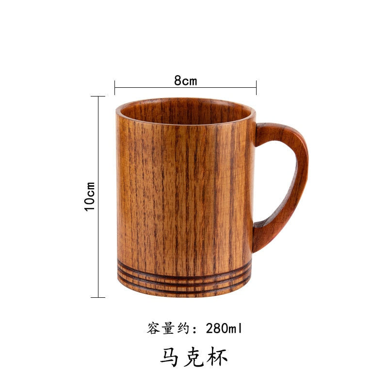 Wooden Big Belly Cups Handmade