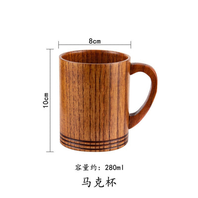 Wooden Big Belly Cups Handmade