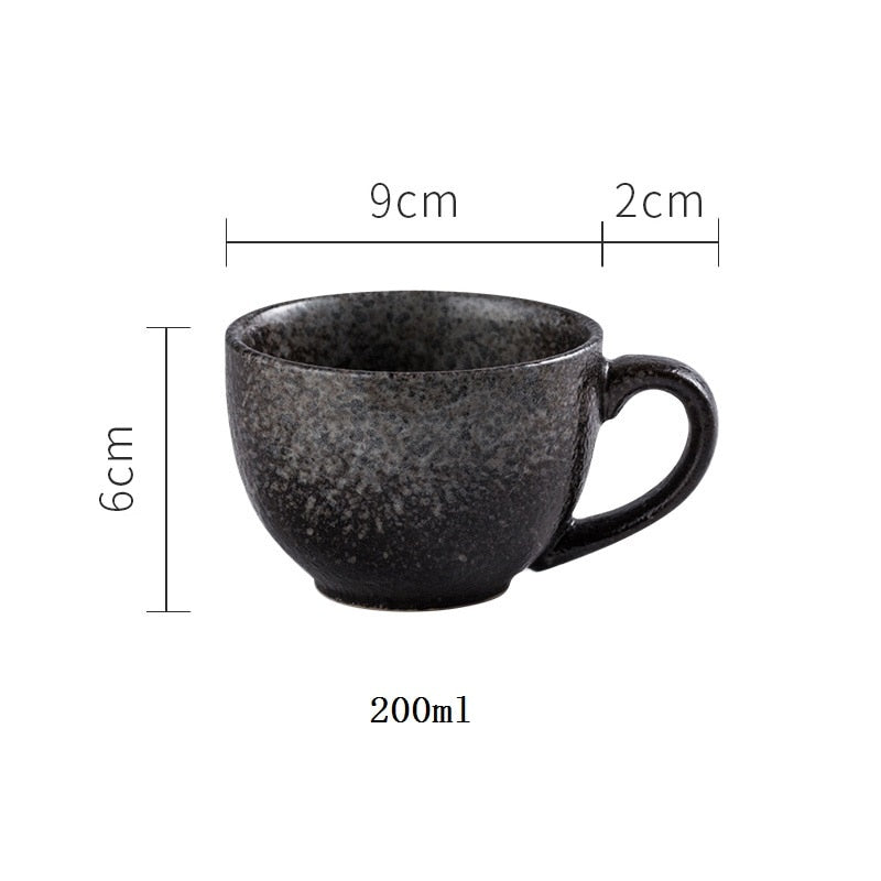 Chinese retro personality Ceramic teacup