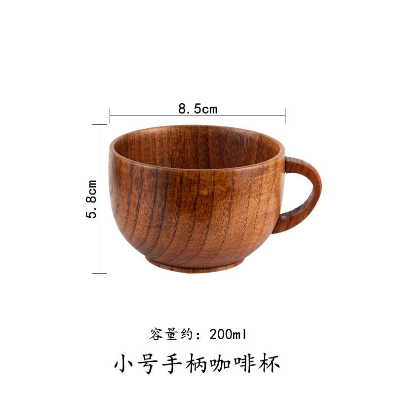 Wooden Big Belly Cups Handmade