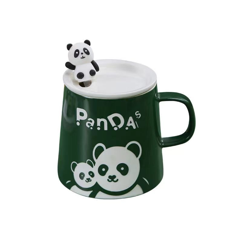 460ml Unique design panda pattern Ceramic mug
