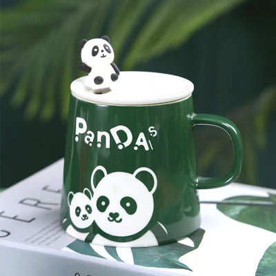 460ml Unique design panda pattern Ceramic mug