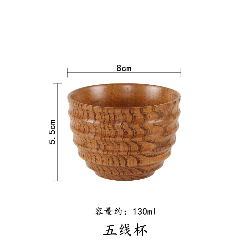 Wooden Big Belly Cups Handmade