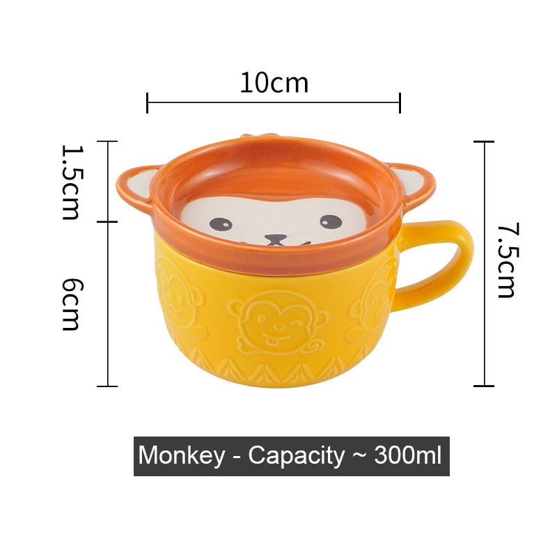Ceramics Cute Cat Cup