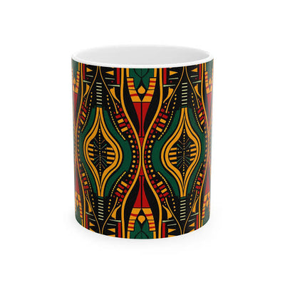 Afro-Caribbean Pattern Mug — Heritage Collection
