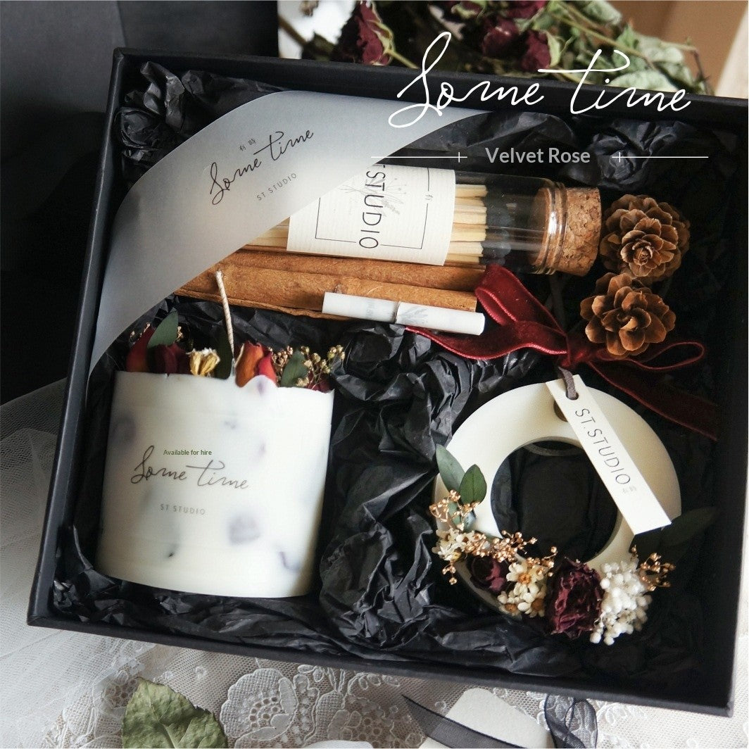 Botanical Candle Favor Set — Ritual Collection
