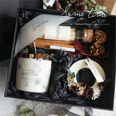 Botanical Candle Favor Set — Ritual Collection
