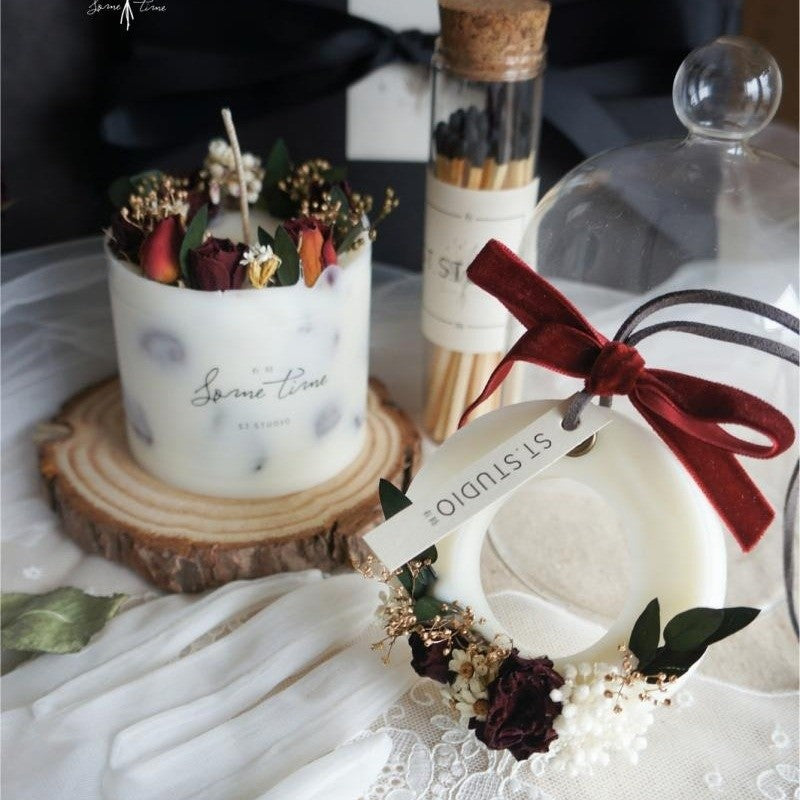 Botanical Candle Favor Set — Ritual Collection