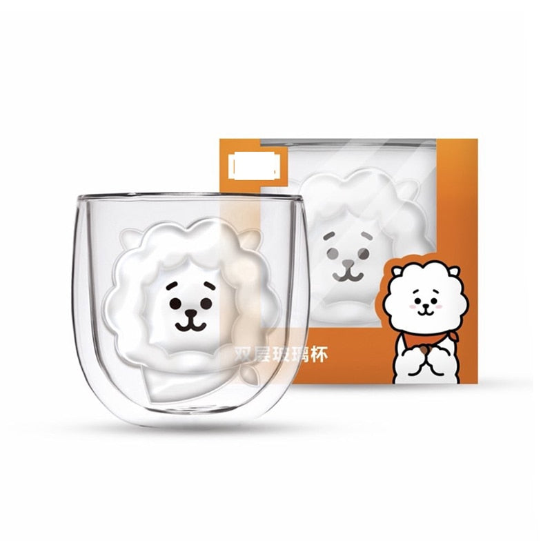 Water Bottle Double Glass