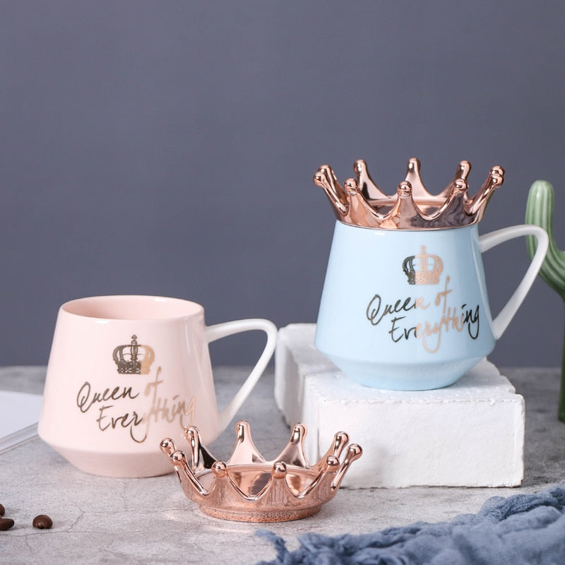 Crown Theme Milk / Coffee Mugs Cartoon Multi-Color Mugs